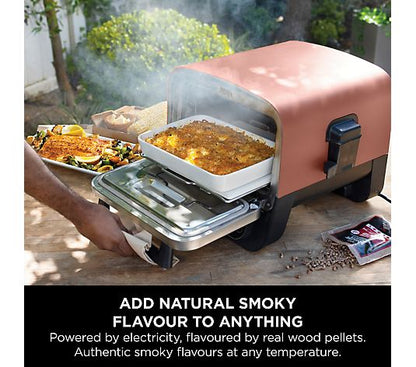 Ninja Woodfire Outdoor Pizza Oven & Smoker, Pizza Peel & Cover OO101UKQ