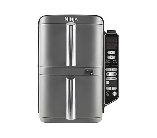 Outlet Ninja Double Stack XL 2 Drawer 9.5L Air Fryer with Smart Cook SL451UK